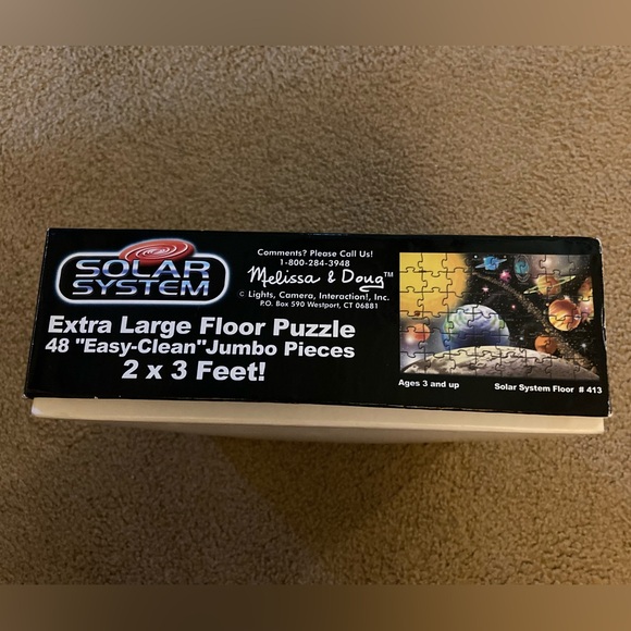 Melissa & Doug Solar System Floor Puzzle. 2 ft x 3 ft. Like new in box. 🌎🪐 - Picture 4 of 5